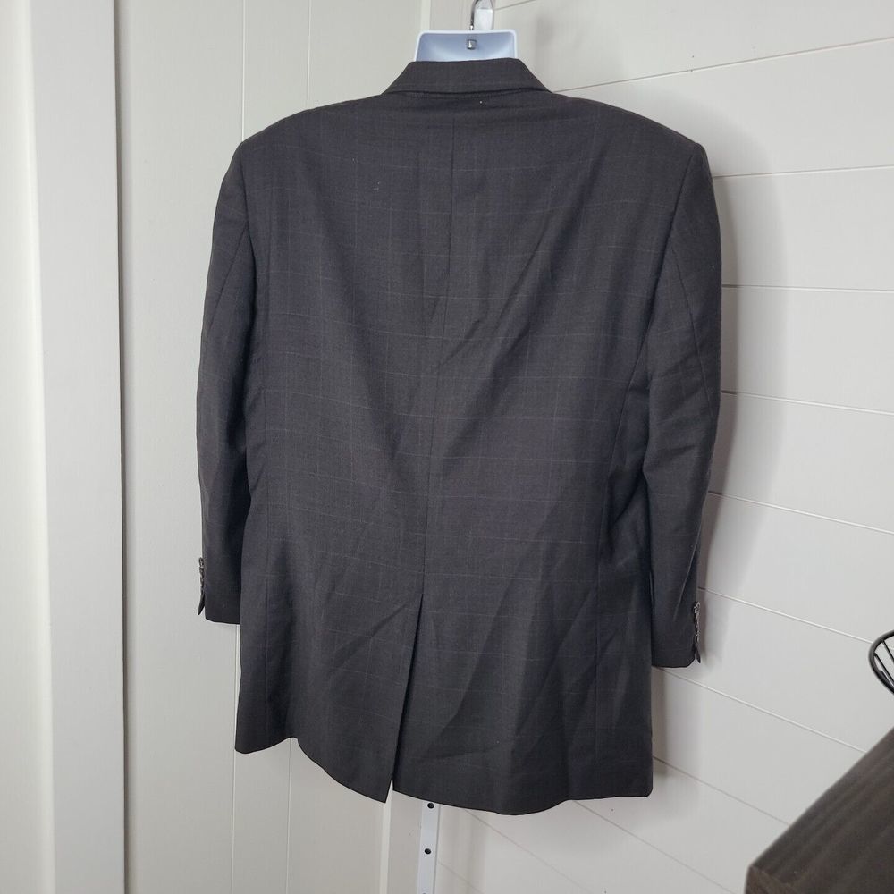 Jos. A. Bank 2 Button Pant Brown Suit ~ Sz 44L Blazer ~ 40W 28.5L Pleated Pants - Picture 4 of 11